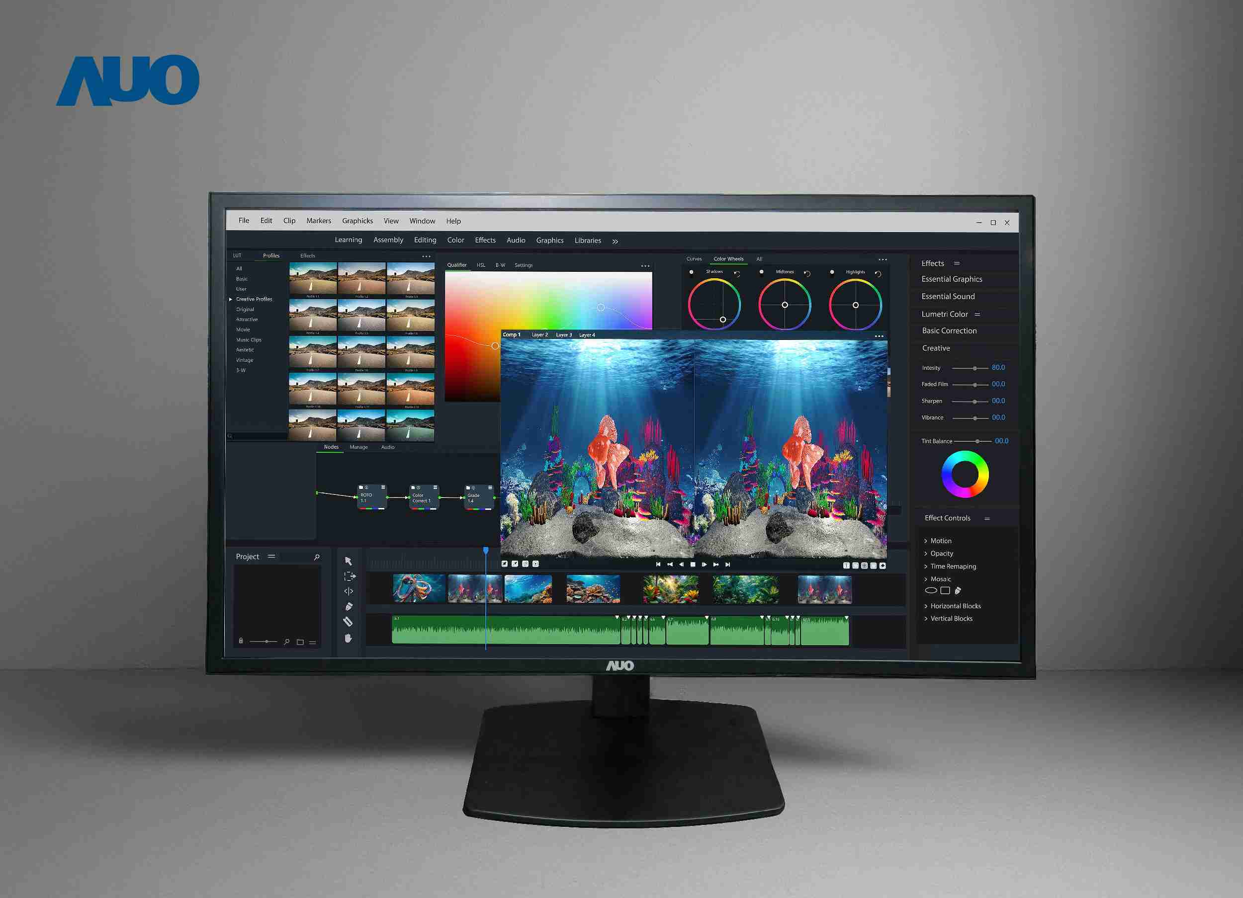 人生就是博开发32吋2D/3D专业桌上型显示器，，拥有8K4K超高分辨率，，，并以低串扰算法优化3D显示效果，，，搭载自动眼球追踪功能，，能实时调整3D图像，，，，进行实时2D与3D无缝共存窗口，，，提供图像设计工作者突破二维接口的崭新工作氛围与效率